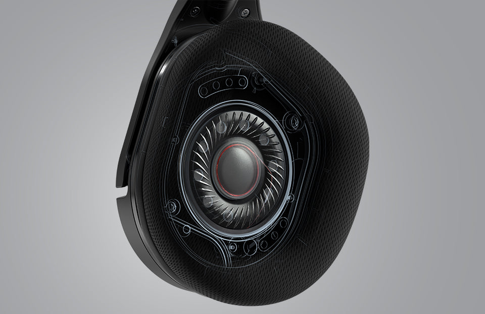 La acústica perfeccionada de los auriculares y los cuidadosamente configurados altavoces de 50 mm se han potenciado notablemente para ofrecerte un sonido preciso y envolvente.