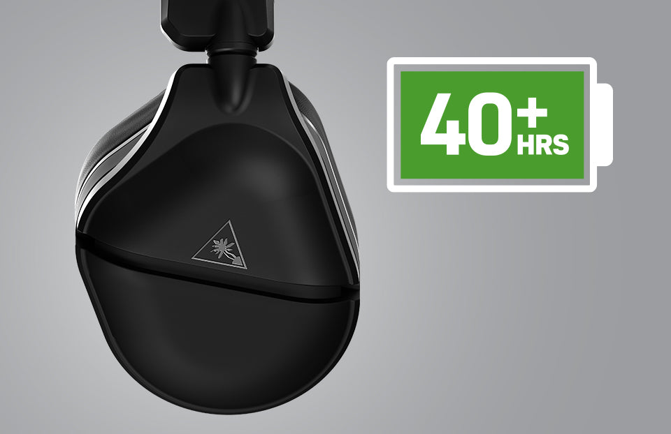 Increíble, la batería de más de 40 horas te permite jugar durante semanas sin pensar en
cargar la baterí
