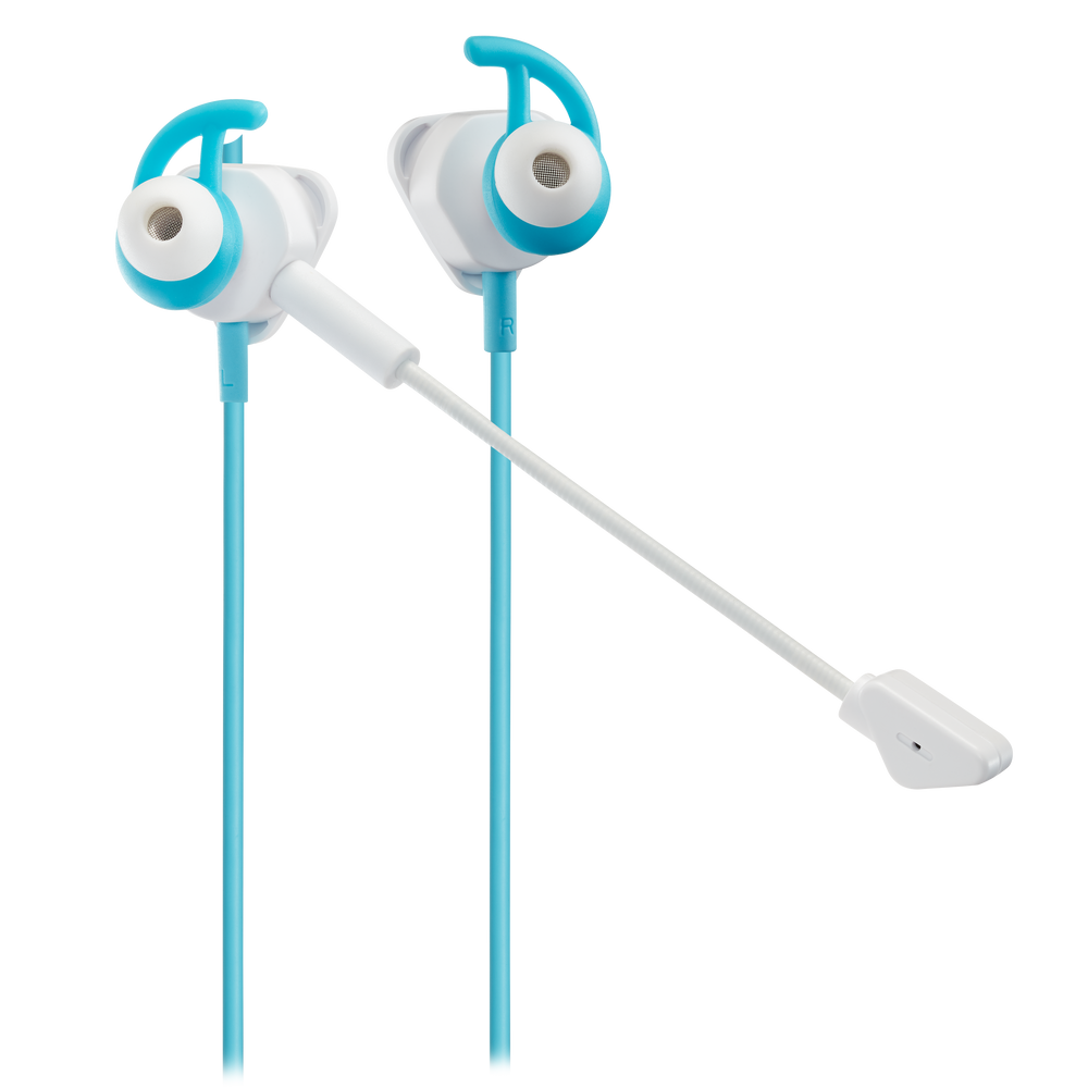Auriculares de juego internos Battle Buds - Blanco/Turquesa