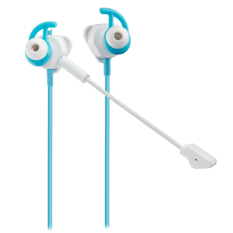 Auriculares de juego internos Battle Buds - Blanco/Turquesa